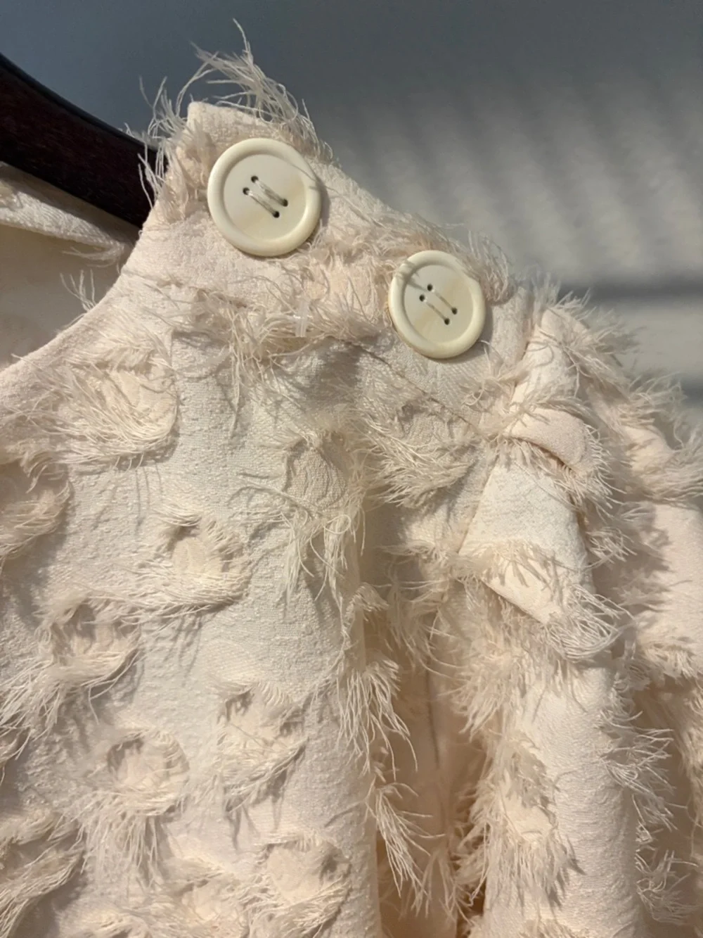 zara textured puff sleeve top sz S